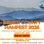 Sevier County Hamfest 2026 – March 21st